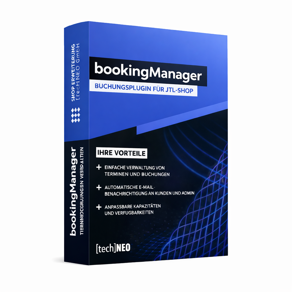 JTL Shop Plugin - bookingManager by [tech]NEO