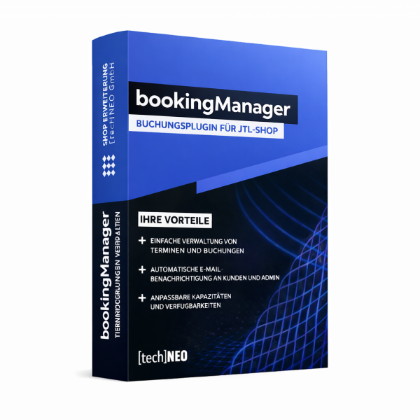 JTL Shop Plugin - bookingManager by [tech]NEO