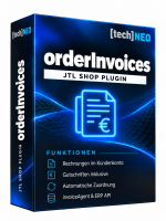 JTL Shop Plugin - orderInvoices by [tech]NEO